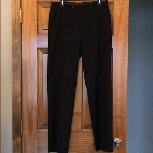 Calvin Klein flat front black dress pants
